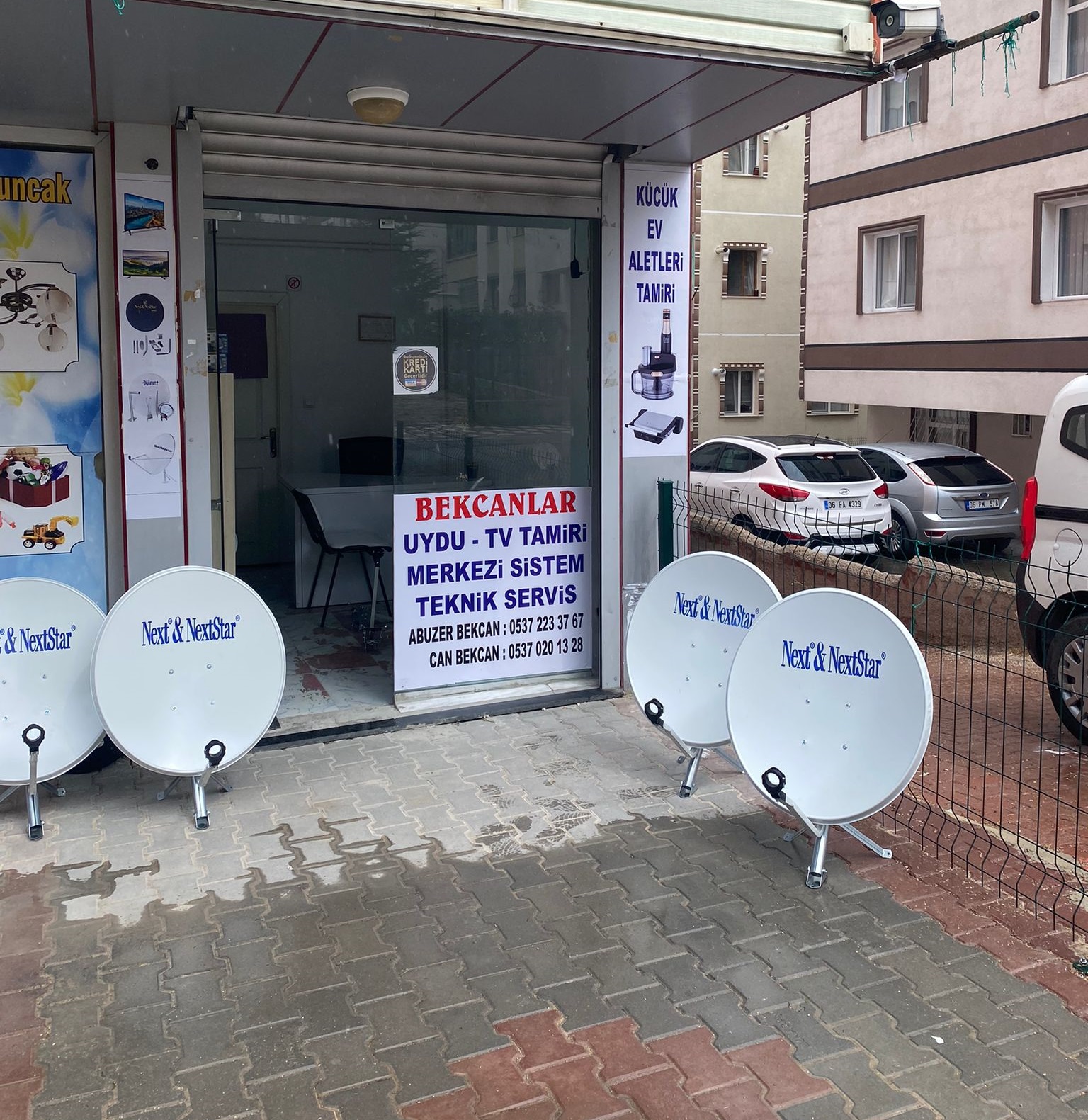 Çatı çanak anten montajı